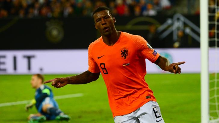 Gini Wijnaldum has been in good scoring form for his country
